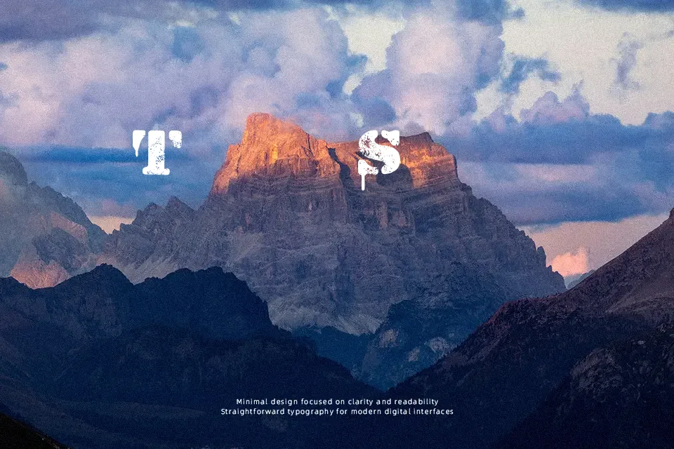 Restricted Area Font Sans Serif Font Preview for Poster