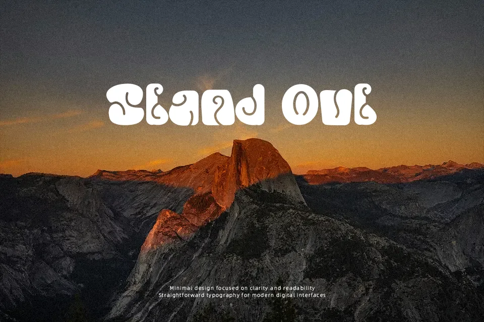 Retro Votre Font Decorative Font Preview for Branding