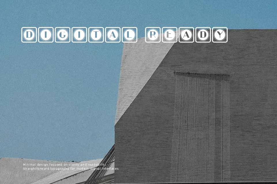 Retrospective Capitals Font Font Preview for Classic Mood