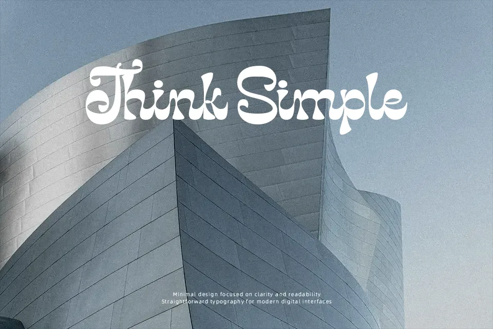 Reverse Vintage Font Script Font Preview for Headline