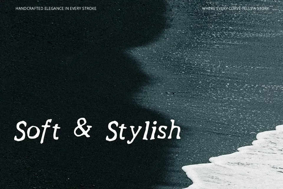 Revolution Script Font Calligraphy Font Preview for Packaging