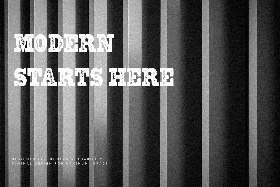 Reward Font Display Font Preview for Packaging