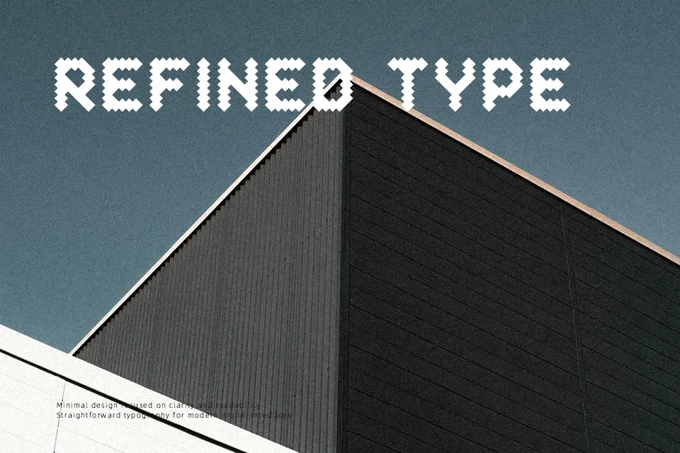 Rhombic Font Display Font Preview for Logo