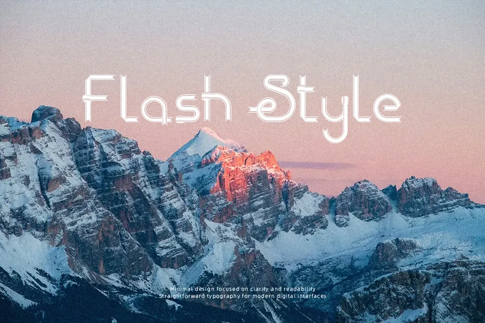 Ribbons Font Font Preview for Playful Poster
