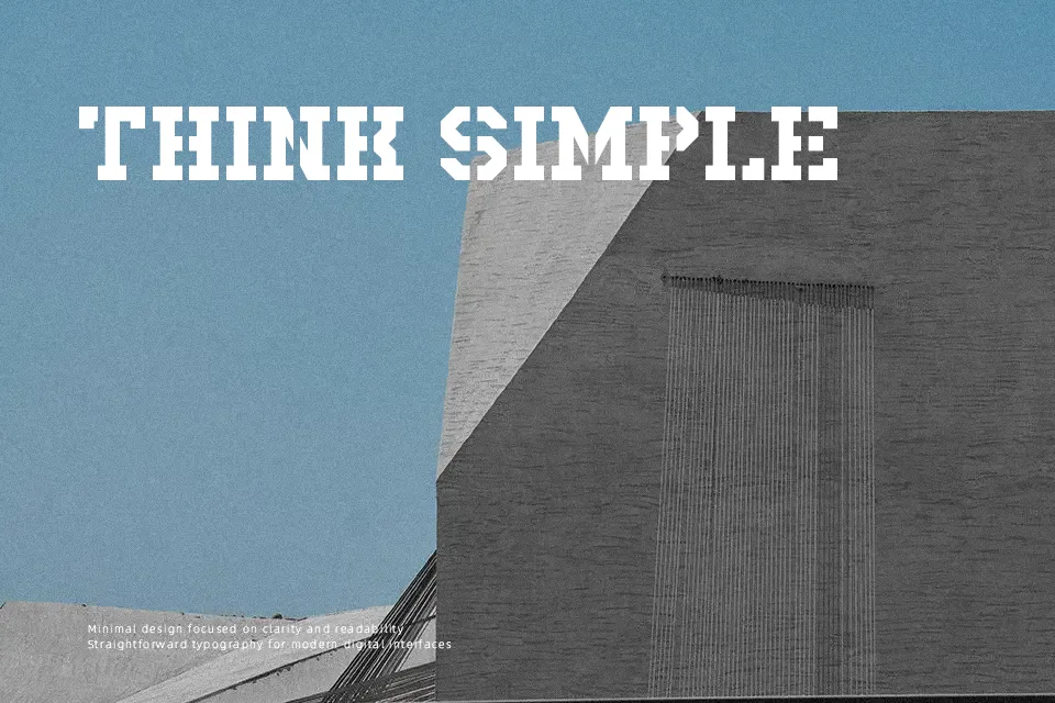 Rick Lobster Font Geometric Font Preview for Headline