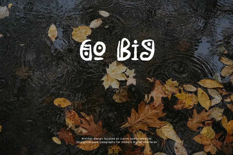 Rimba Andalas Font Handwritten Font Preview for Poster