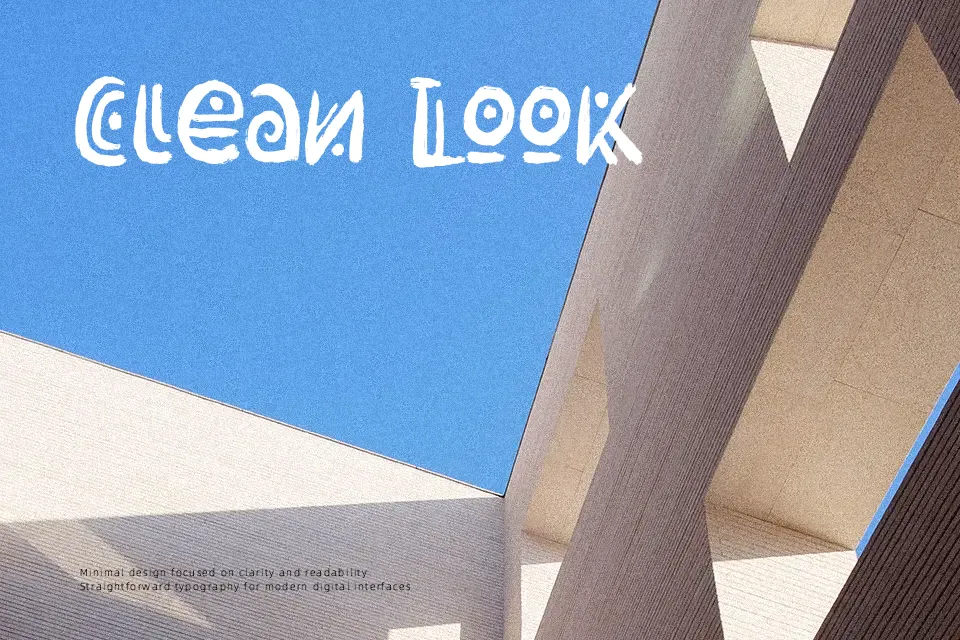 Rimba Andalas Font Font Preview for Creative Poster