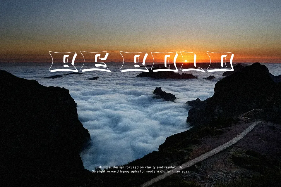 Ritual Font Font Preview for Grunge Poster