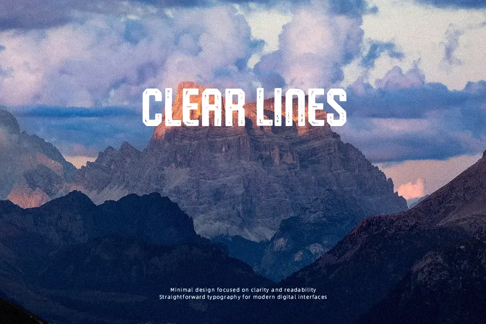 Riverside Forest Font Font Preview for Rough Branding
