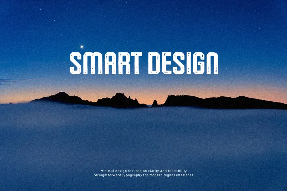 Riverside Forest Font Font Preview for Creative Poster