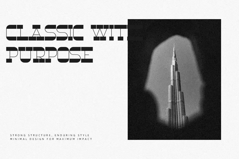 RNS Underwood Font Font Preview for Retro Poster