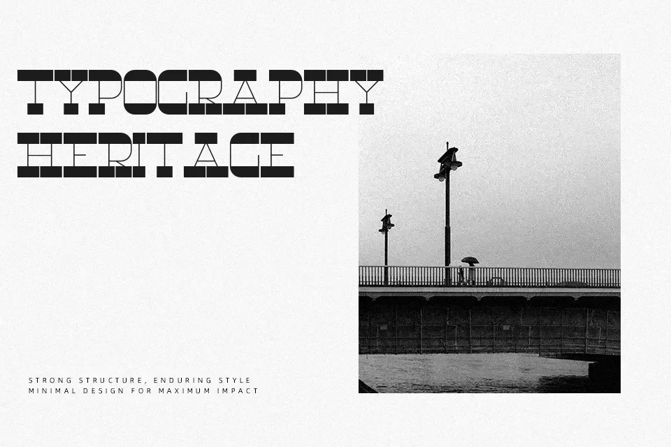 RNS Underwood Font Slab Serif Font Preview for Packaging