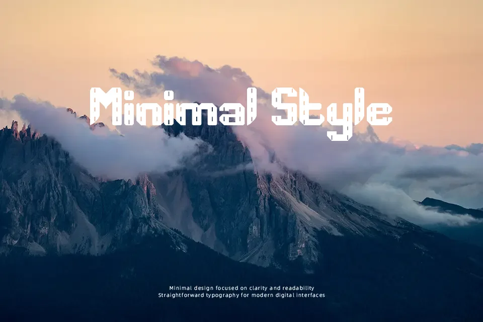 Road Track Font Font Preview for Modern Mood