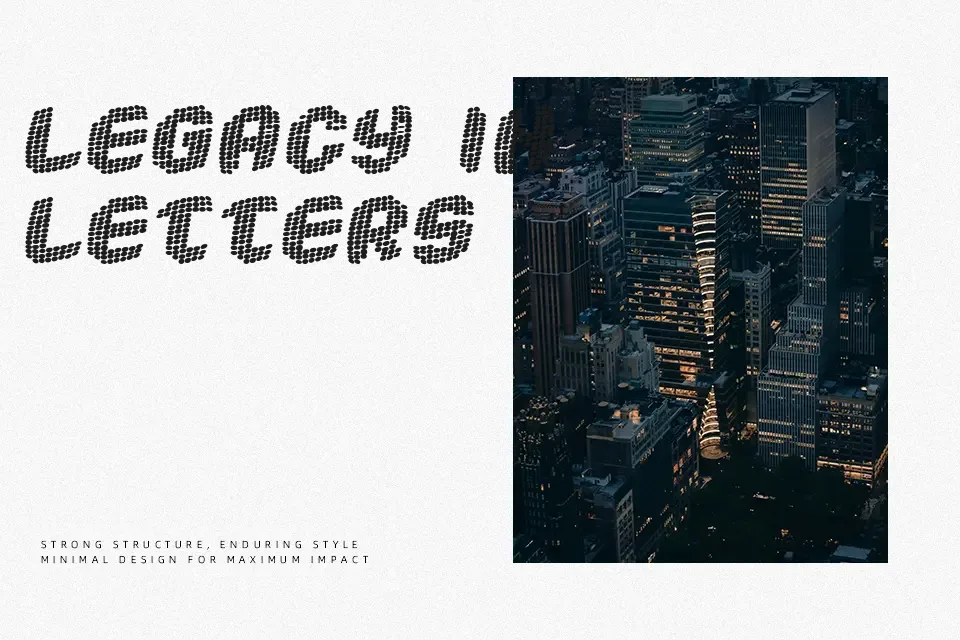 Robotica Font Font Preview for Tech Logo
