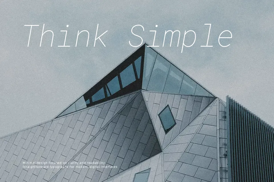 Roboto Mono Font Font Preview for Professional Headline