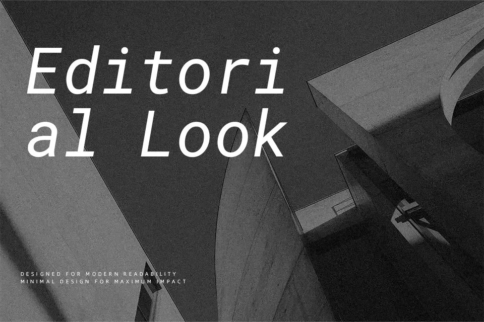 Roboto Mono Font Sans Serif Font Preview for Body Text