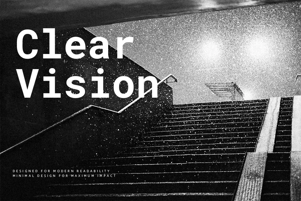 Roboto Mono Font Font Preview for Clean Mood