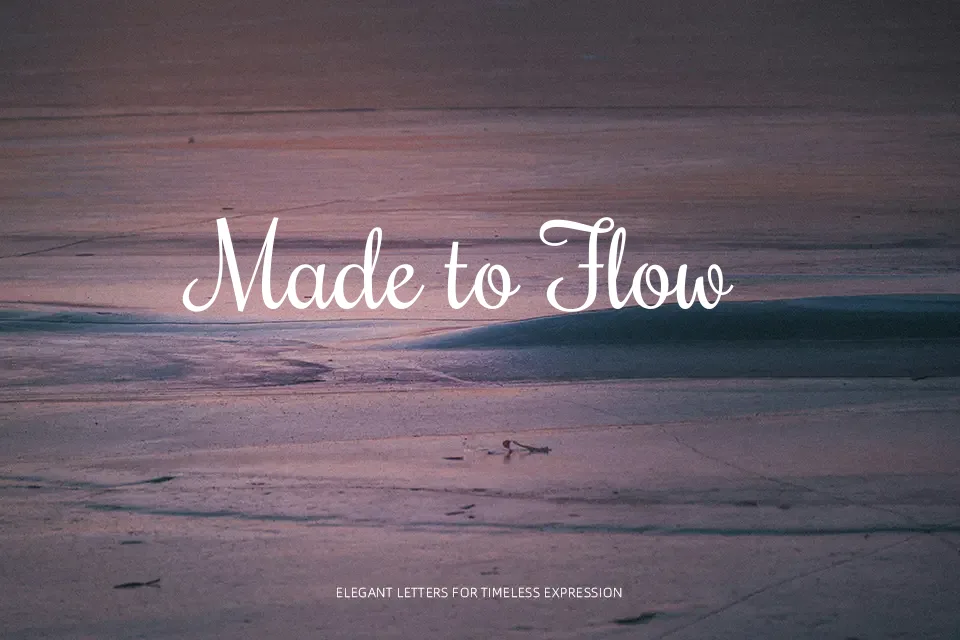Rochester Font Font Preview for Friendly Wedding