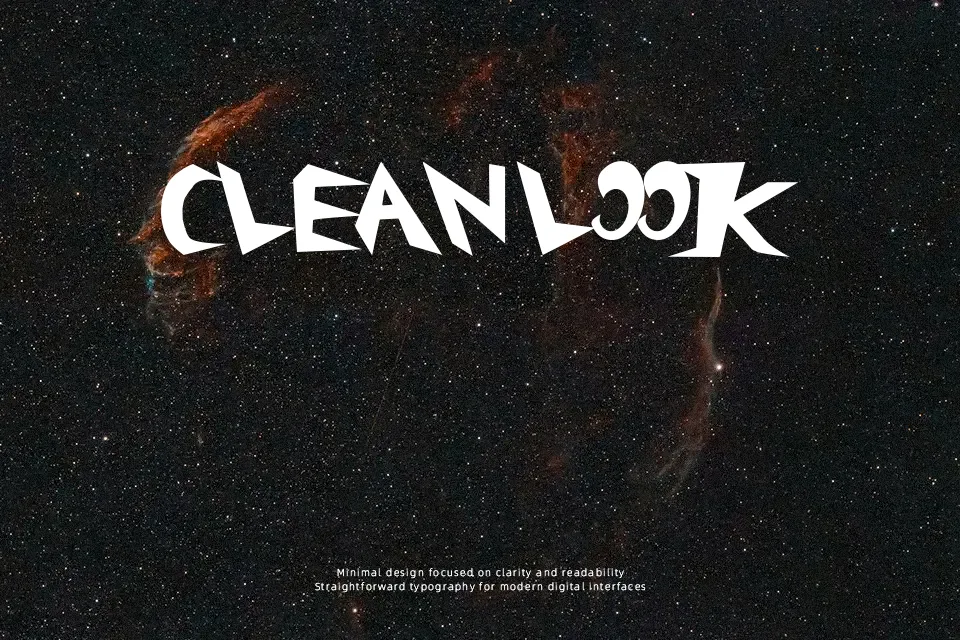 Rockster Font Geometric Font Preview for Gaming
