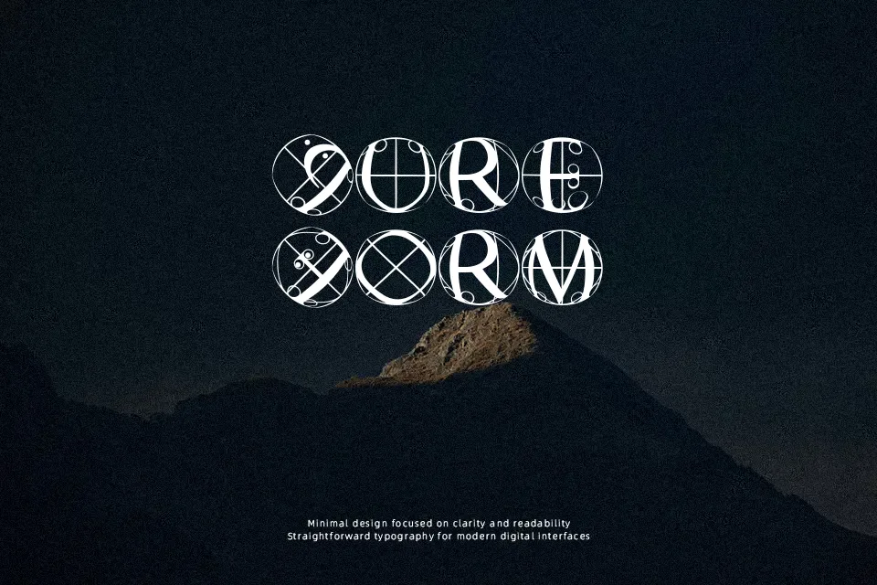 Rodau Buttons Font Decorative Font Preview for Poster