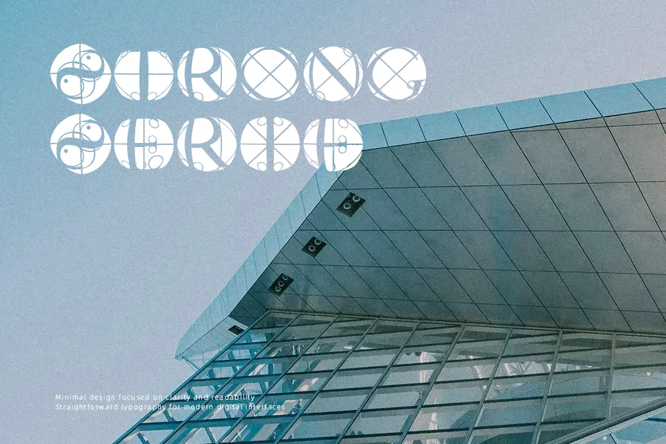 Rodau Buttons Font Font Preview for Bold Poster