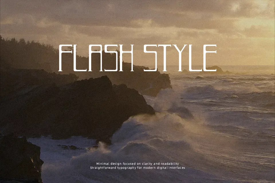 Roman Deco Font Font Preview for Vintage Poster