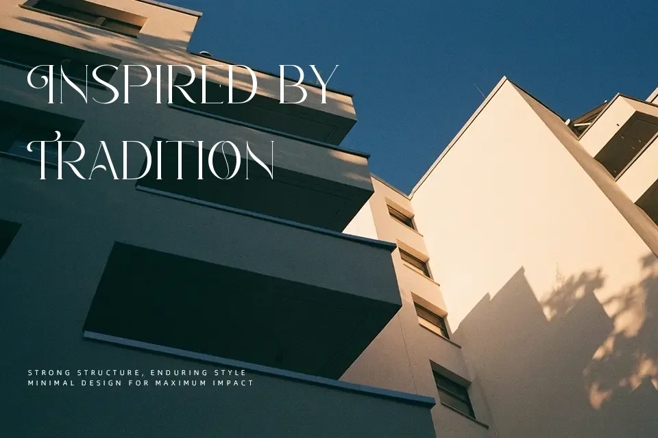 Romantic Serif Font Display Font Preview for Editorial