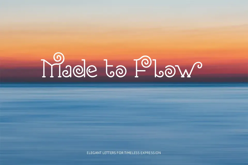 Romantine Font Decorative Font Preview for Branding