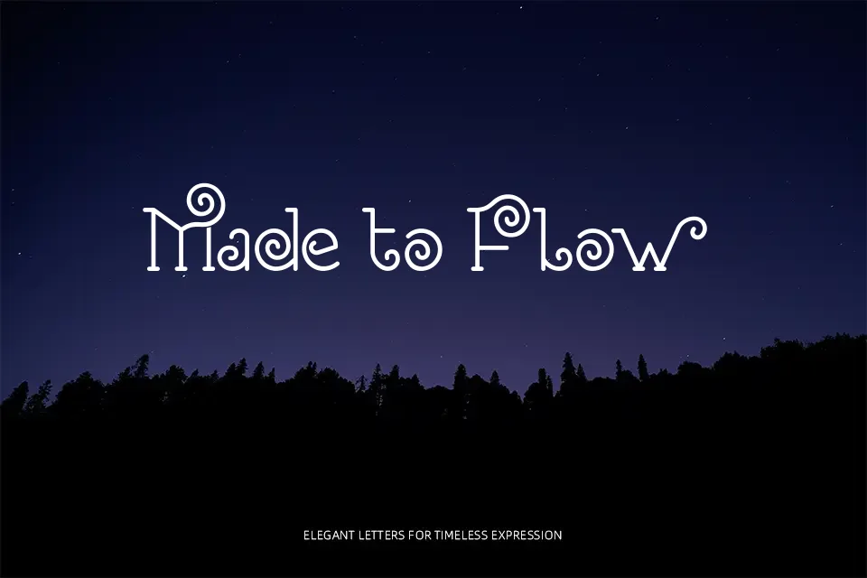 Romantine Font Font Preview for Feminine Mood