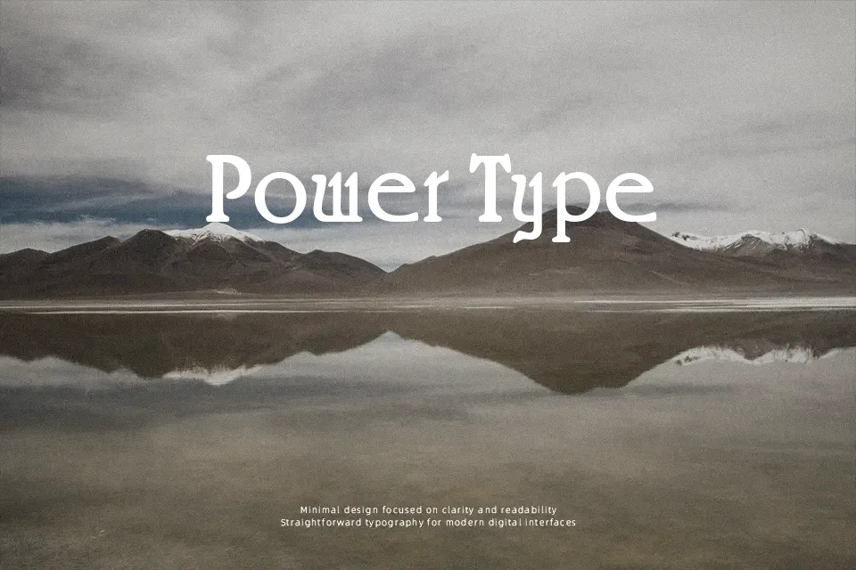 Roskell Font Serif Font Preview for Packaging