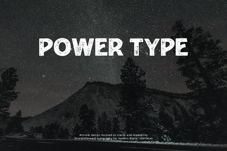 Rougant Rough Font Sans Serif Font Preview for Packaging