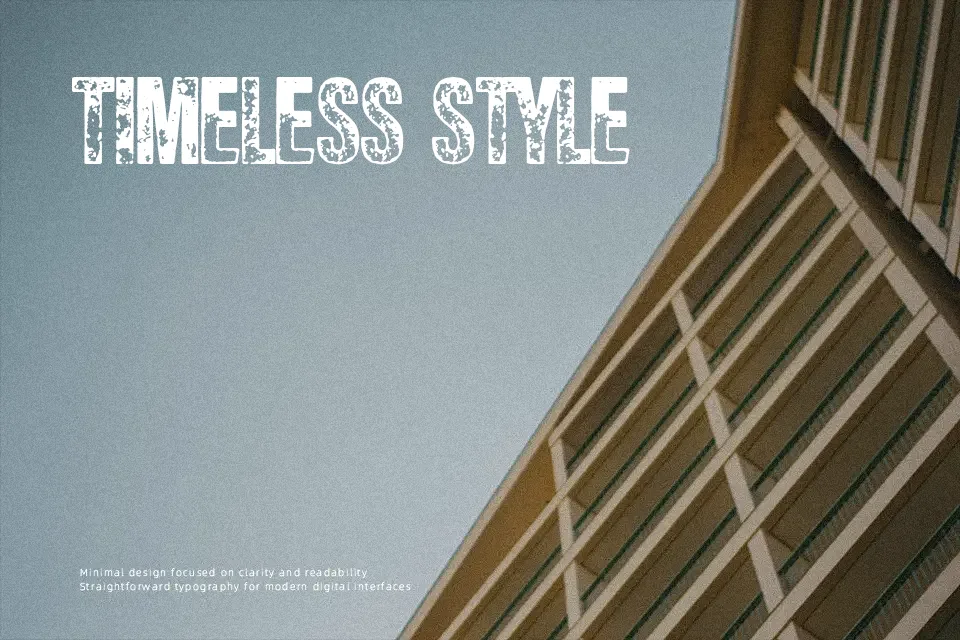 Rough City Font Font Preview for Dramatic Branding