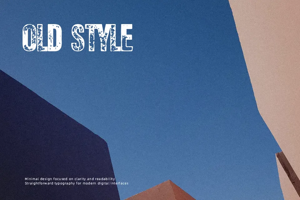 Rough City Font Font Preview for Bold Headline