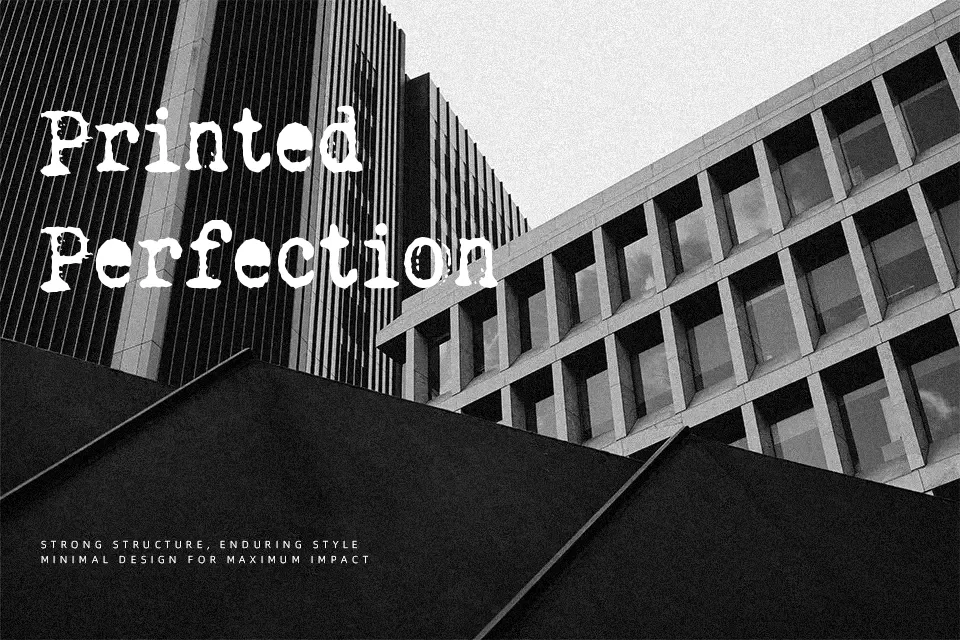 Rough Serif Font Font Preview in Latin
