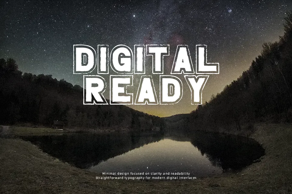 Roughstar Font Font Preview for Vintage Branding
