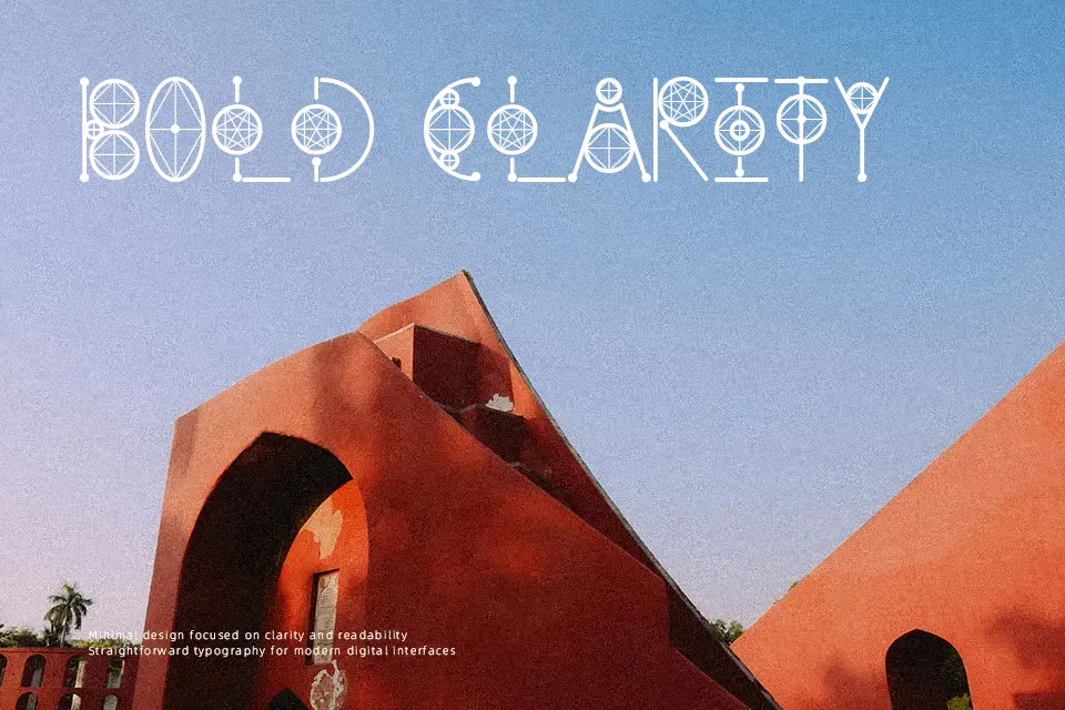 Round Geometric Font Font Preview for Bold Branding