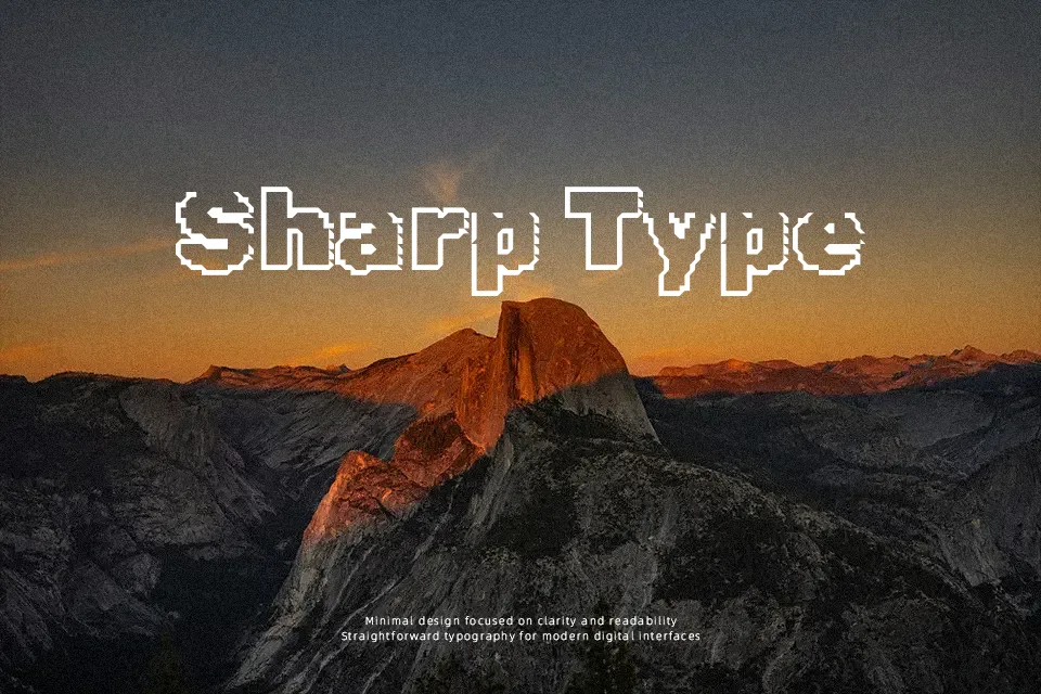 Rubik Iso Font Geometric Font Preview for Logo