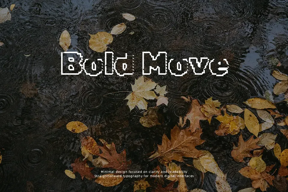 Rubik Iso Font Font Preview for Bold Logo