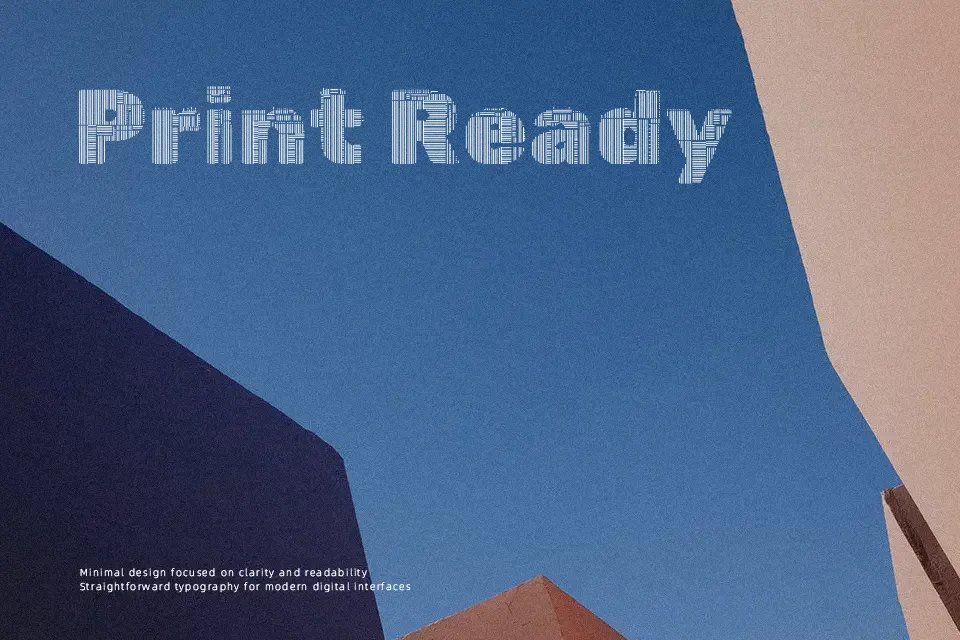 Rubik Lines Font Font Preview for Creative Poster