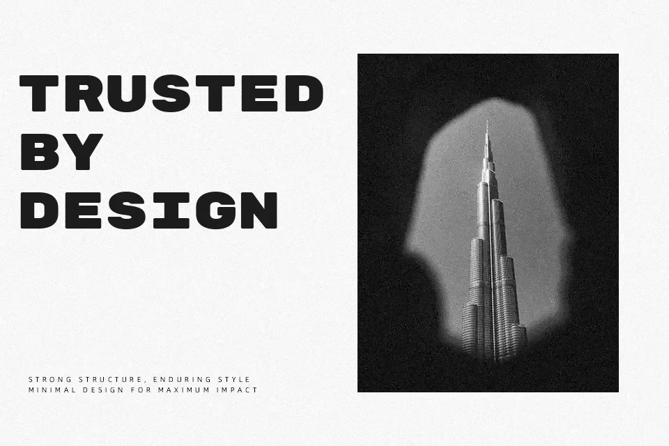 Rubik Mono One Font Font Preview for Modern Poster