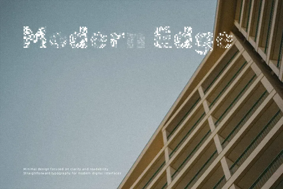 Rubik Pixels Font Display Font Preview for Poster