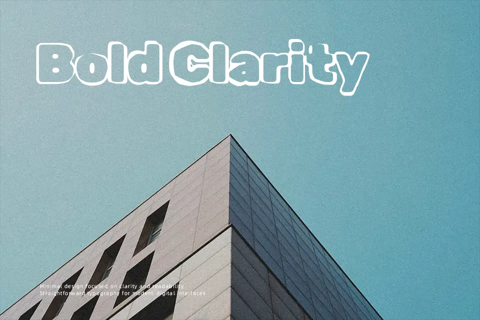 Rubik Vinyl Font Font Preview for Creative Poster