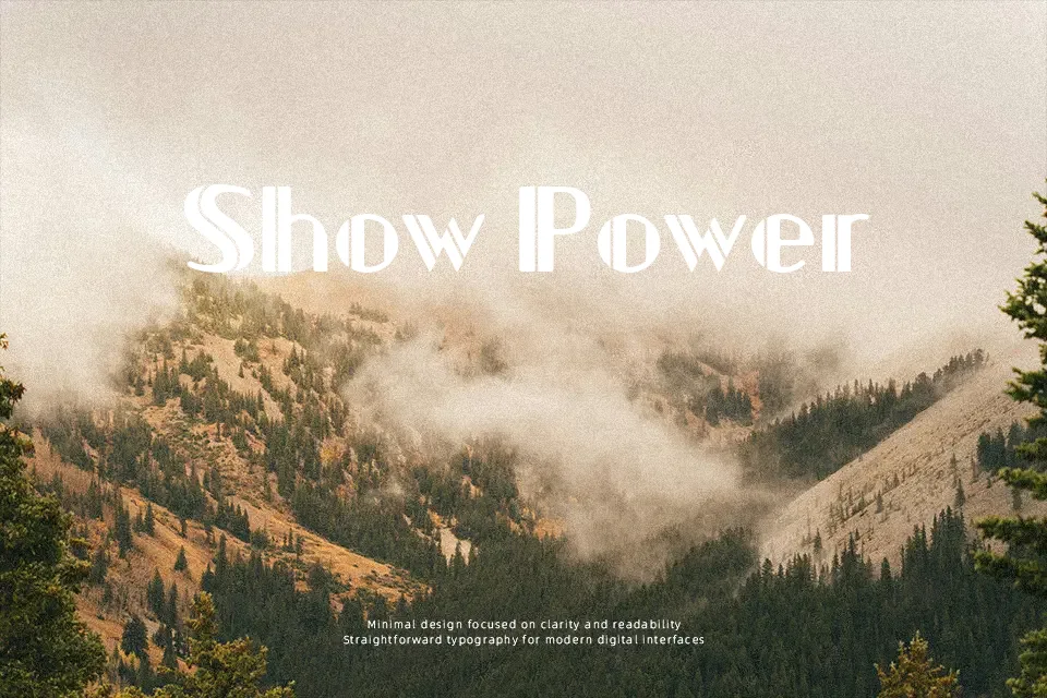 Rudolf Font Font Preview for Vintage Poster