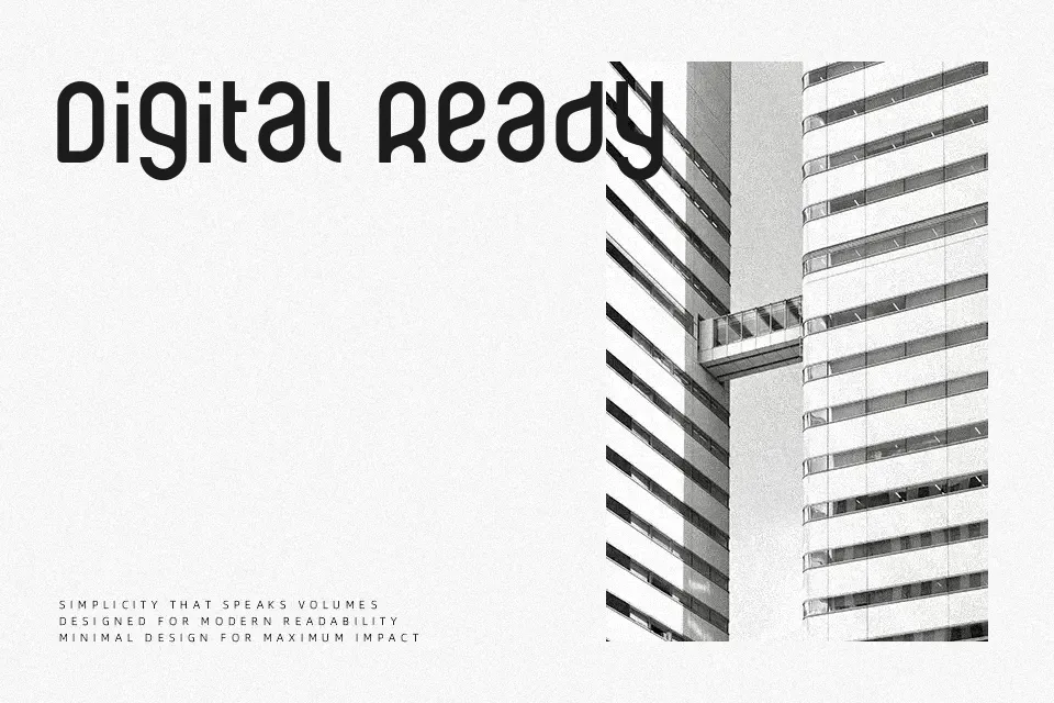 Ruler Modern Font Expanded Font Preview for Branding