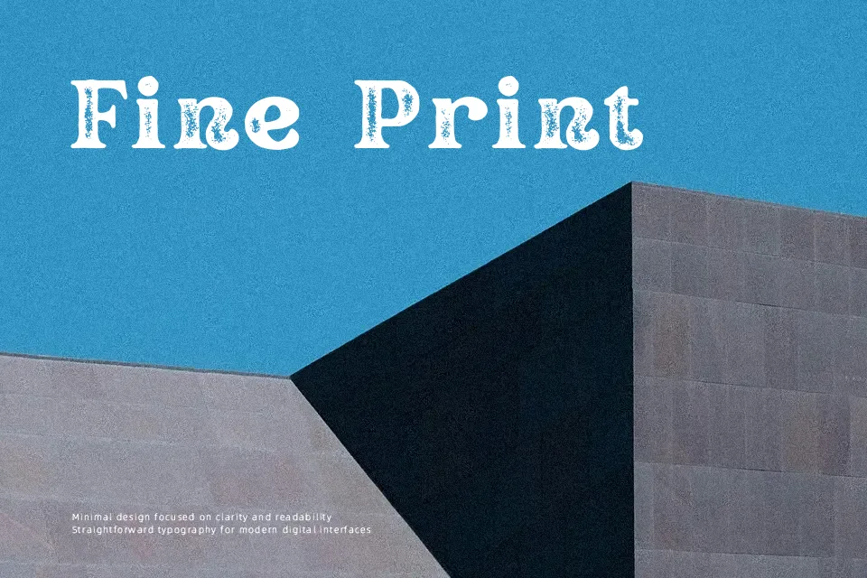 Rundeck Font Font Preview for Warm Poster