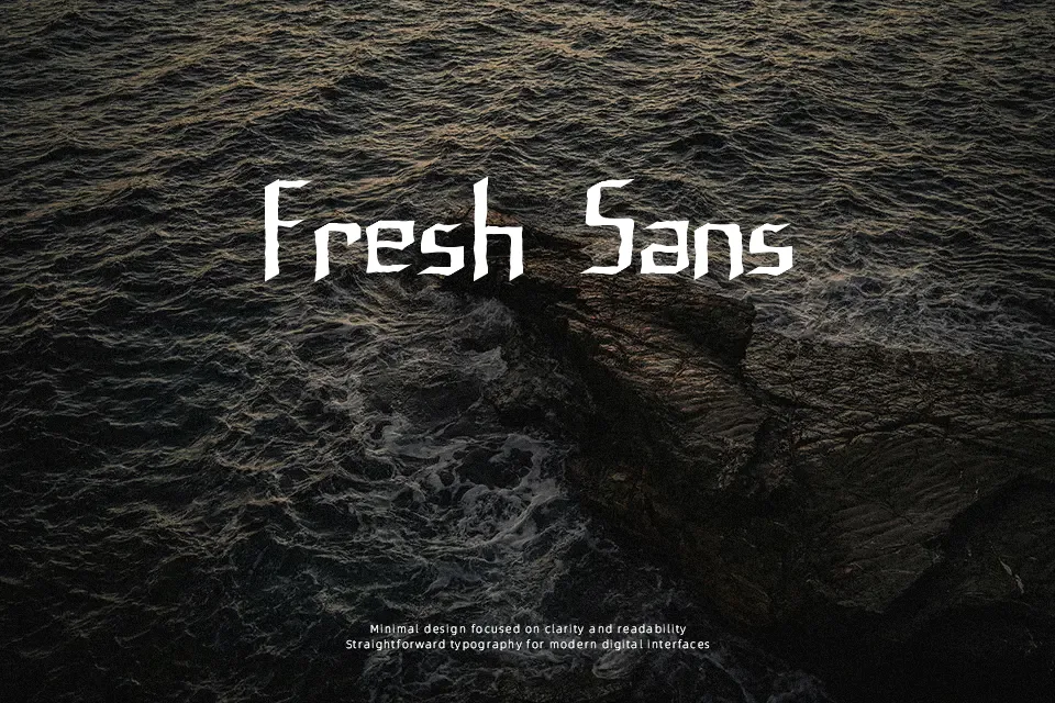 Rushil Font Font Preview for Grunge Logo