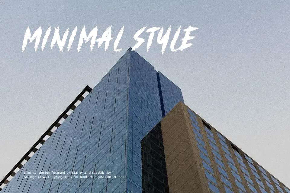 Rusty Attack Font Brush Font Preview for Film