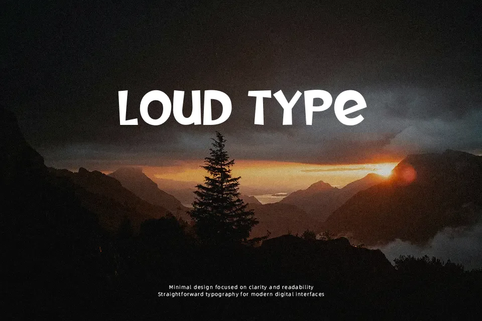 Ruzack Mojok Font Font Preview for Cute Poster
