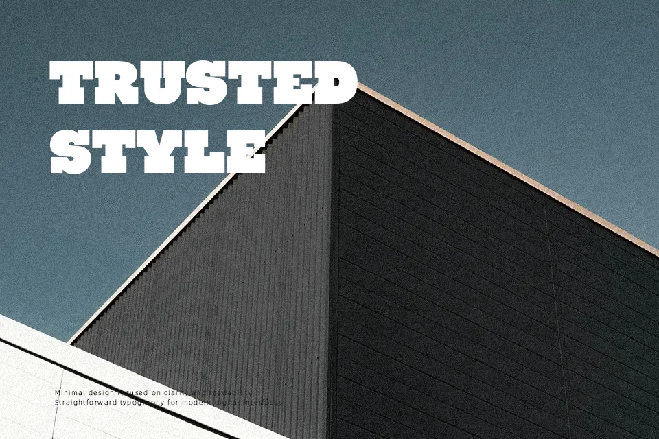 Ryno Slab Font Display Font Preview for Headline