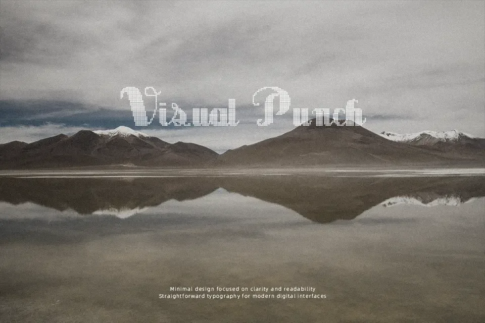 Sabor Digital Font Font Preview in Latin
